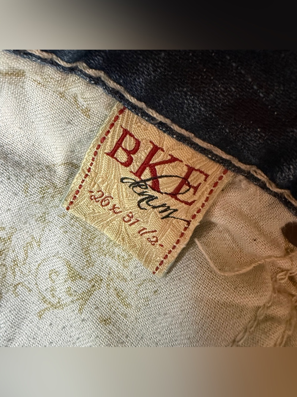 BKE Stella 2000s Low Rise Bootcut Jeans 30 Inseam Thick Stitch Y2K Western Denim - Picture 7 of 10